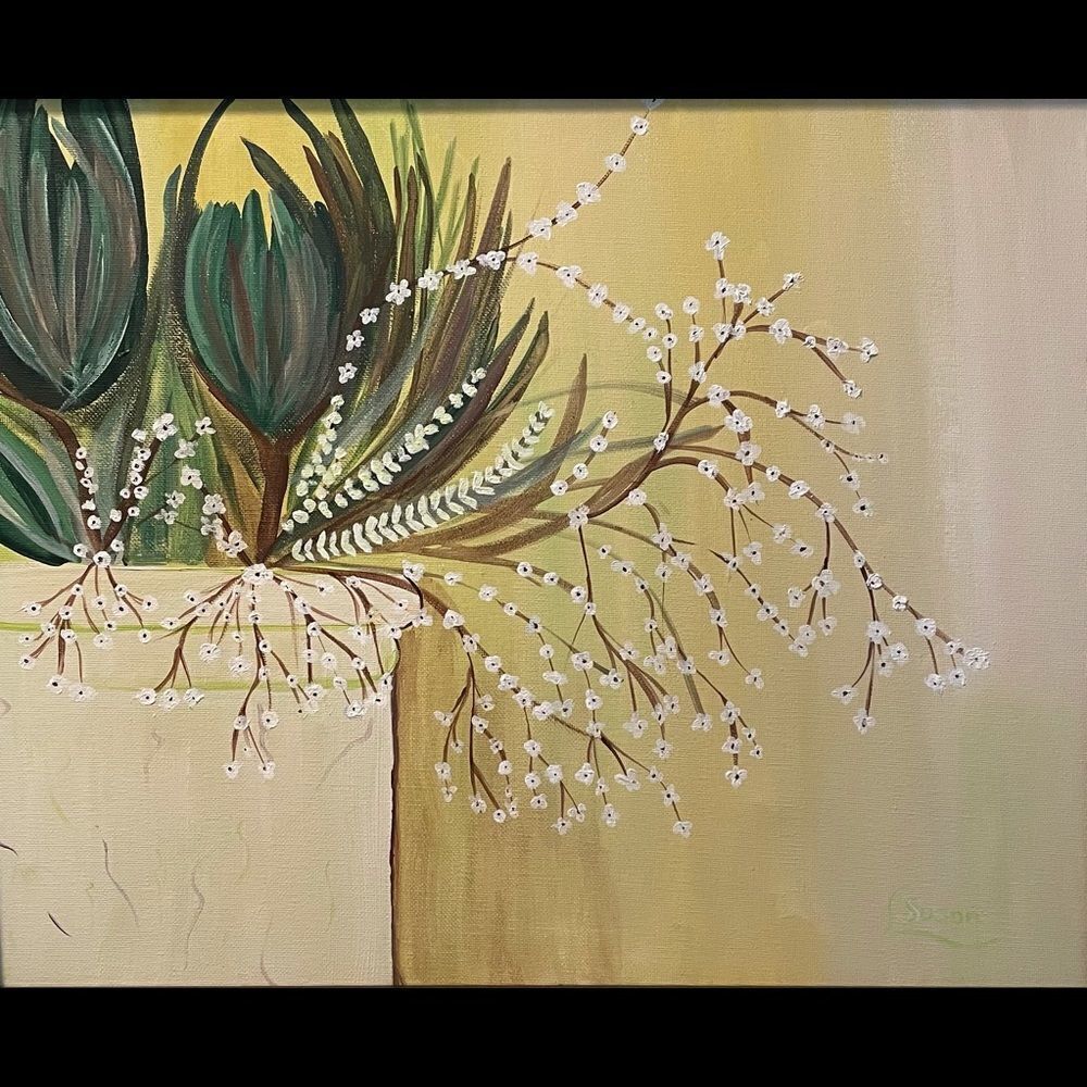 ‘BLANC ET VERDE’ ORIGINAL ART WORK‎